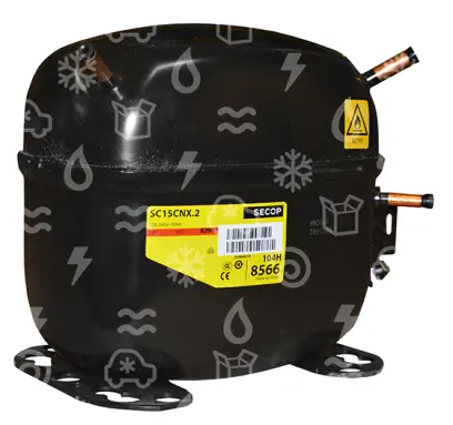 kompresor SECOP / DANFOSS SC15CNX.2, LBP - R290, CSIR, 230 V, 50 Hz, 104H8566
